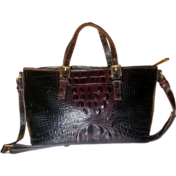 Brahmin Cocoa Tasseled Asher Tote - Picture 2 of 13